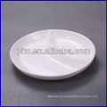 P&T porcelain separated plate
